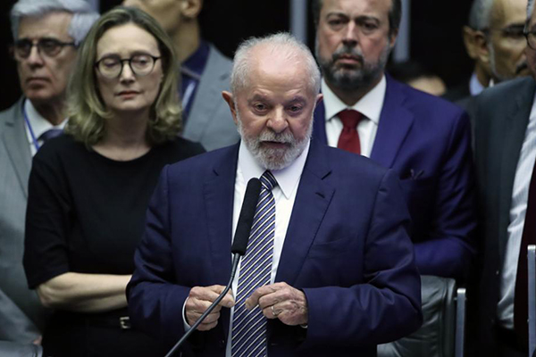 O presidente Lula (PT)