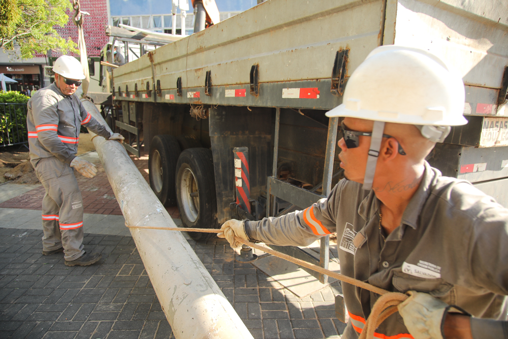 A intenção é ter um nível maior de iluminação, melhor conforto visual e maior sensação de segurança
