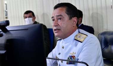 O almirante Garnier Santos, ex-comandante da Marinha sob Bolsonaro O almirante Garnier Santos, ex-comandante da Marinha sob Bolsonaro