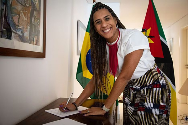 A ministra da Igualdade Racial, Anielle Franco