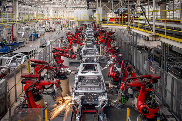 Fábrica de carros elétricos Fábrica de carros elétricos