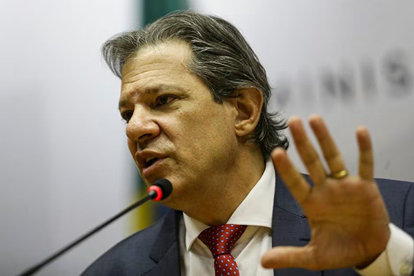 O ministro Fernando Haddad (Fazenda)