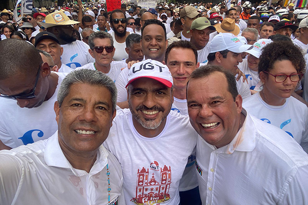 Marcelo Carvalho com o governador Jerônimo Rodrigues e o vice Geraldo Jr. Marcelo Carvalho com o governador Jerônimo Rodrigues e o vice Geraldo Jr.