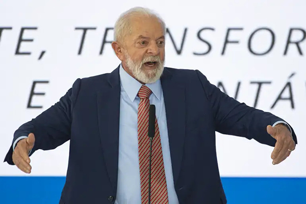 O presidente Lula O presidente Lula