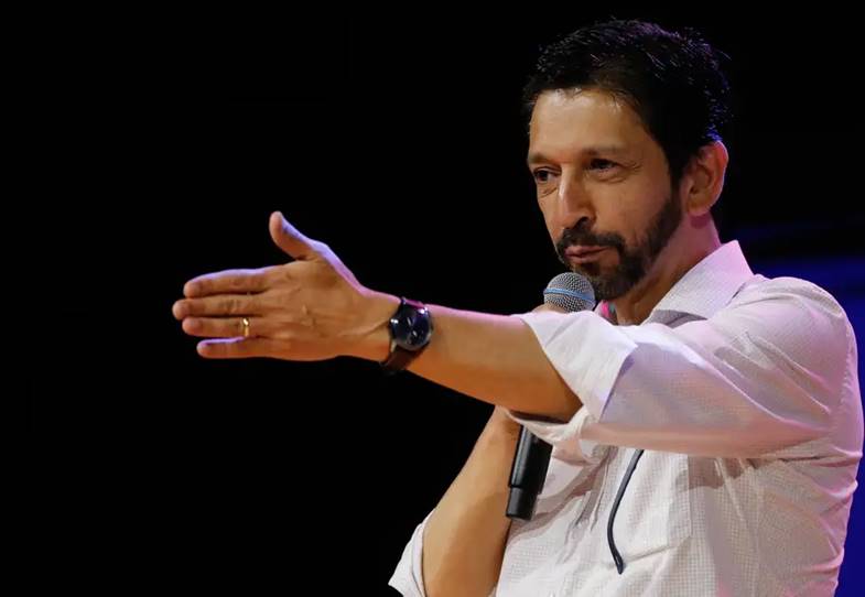 O prefeito de São Paulo, Ricardo Nunes (MDB)