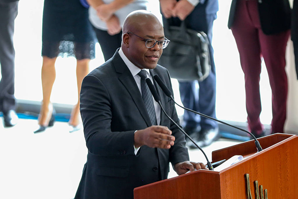 O ministro dos Direitos Humanos, Silvio Almeida O ministro dos Direitos Humanos, Silvio Almeida