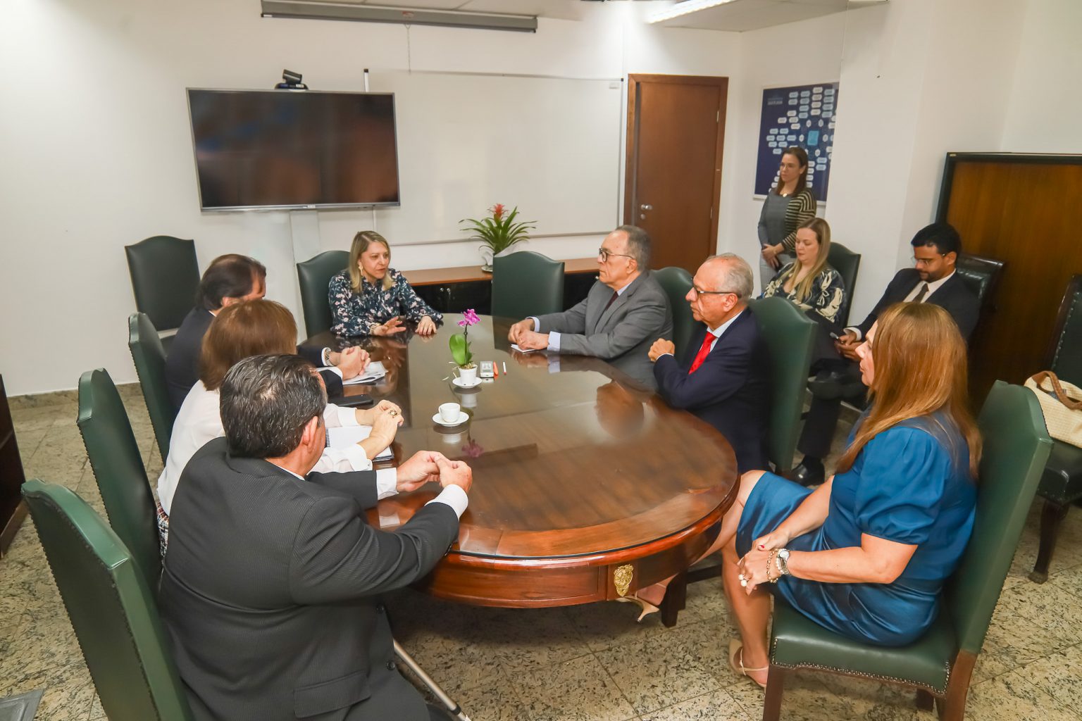 Na ocasião, a chefe do Judiciário baiano externou a relevância da integração entre os membros