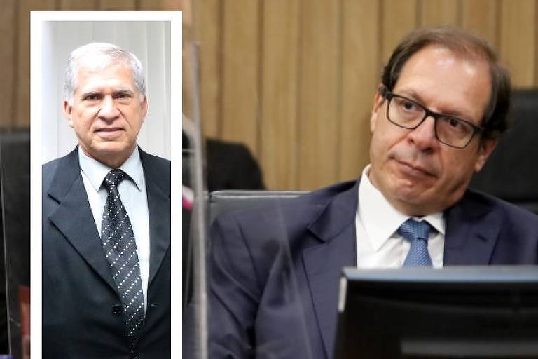 No destaque, Evandro Reimão dos Reis, do TRF-6; ao lado, o ministro Luis Felipe Salomão, corregedor nacional de Justiça
