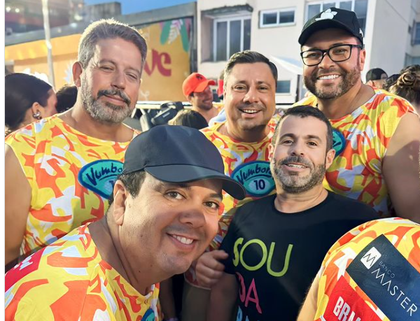 Arthur Lira e deputados baianos no Carnaval de Salvador 