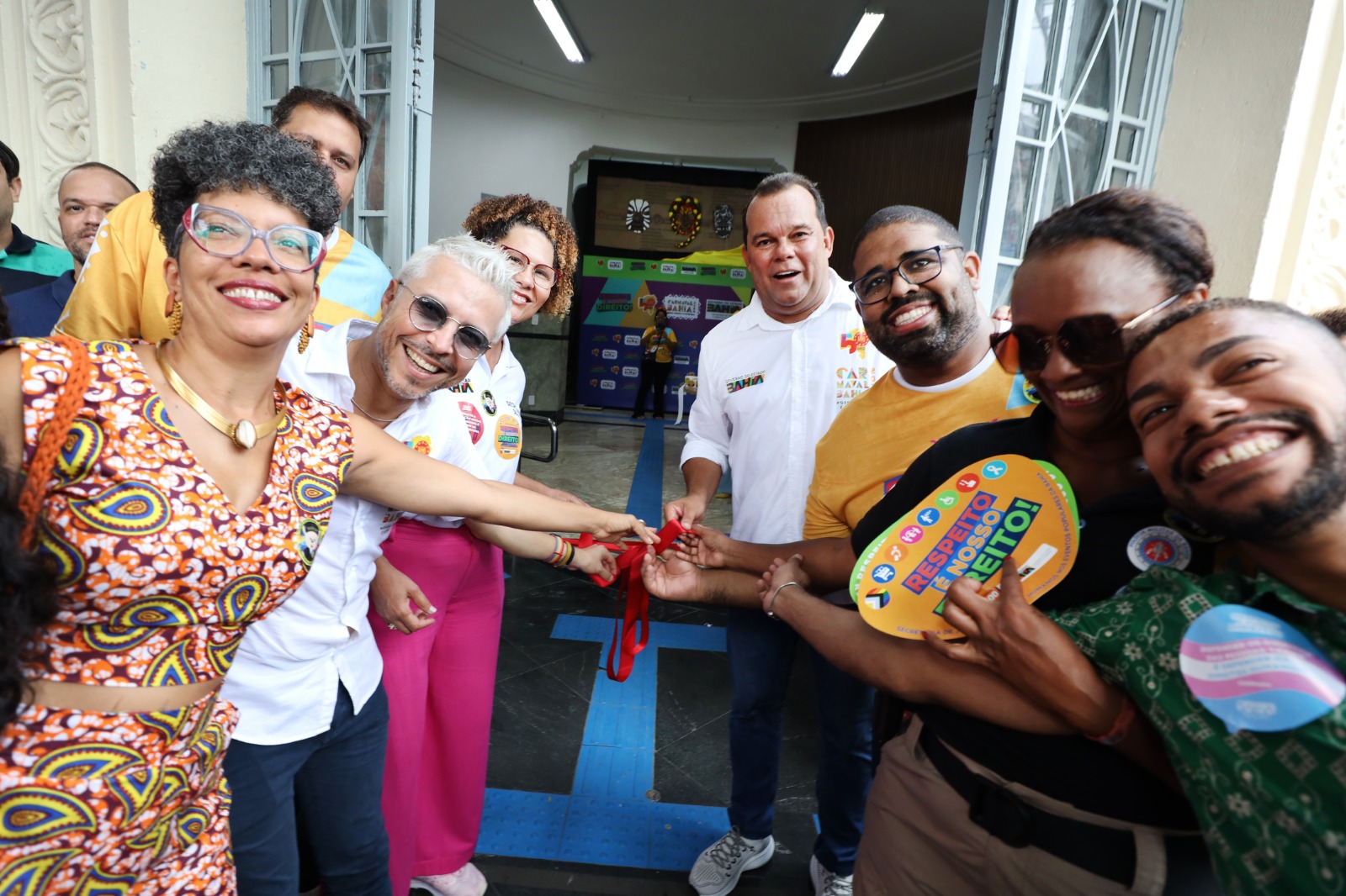 O evento aconteceu na área externa do Centro de Estudos Afro Orientais da Universidade Federal da Bahia