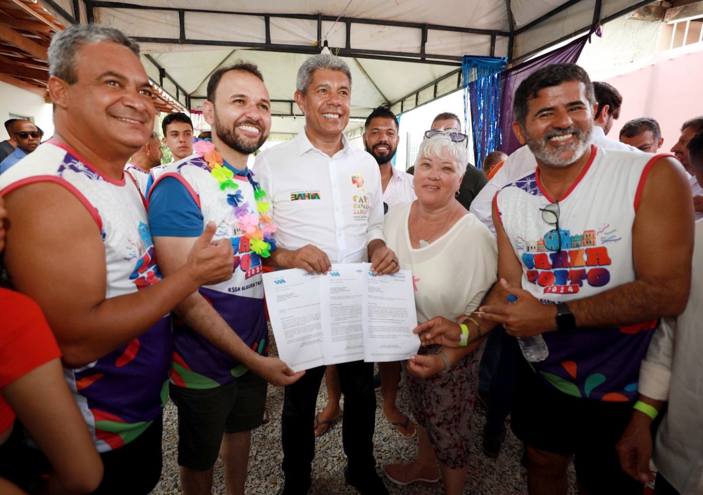 Governador ressaltou a relevância desse apoio para as festividades no interior do estado Governador ressaltou a relevância desse apoio para as festividades no interior do estado