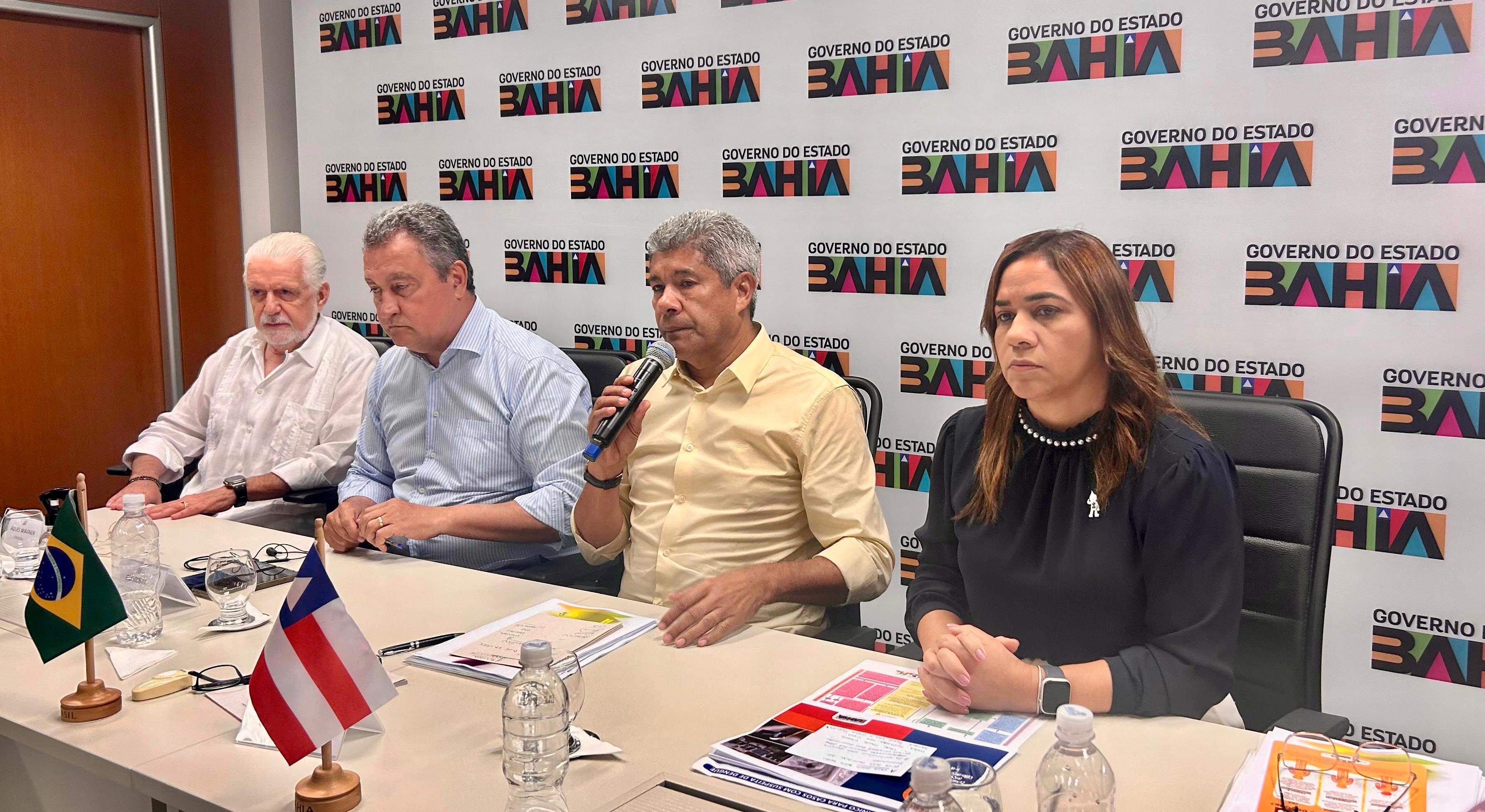 O governador Jerônimo Rodrigues se reuniu com 43 prefeitos O governador Jerônimo Rodrigues se reuniu com 43 prefeitos