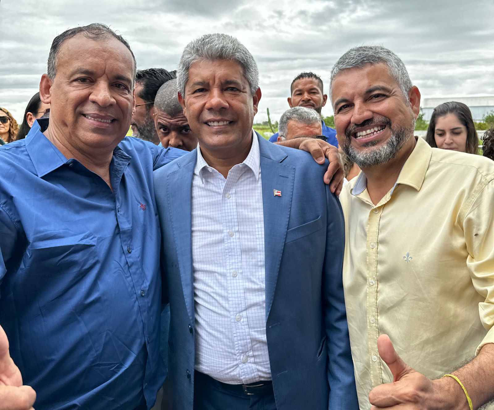 Jerônimo esteve na cidade na última sexta-feira