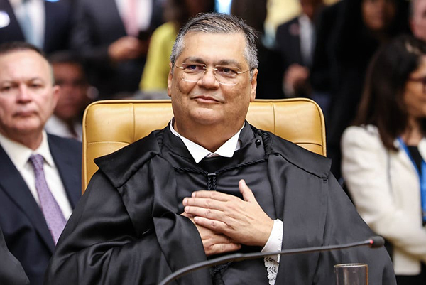 O ministro Flávio Dino, do Supremo Tribunal Federal (STF)