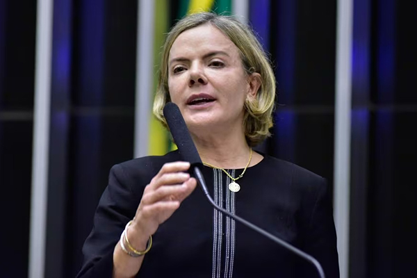 Gleisi Hoffmann, presidente do PT