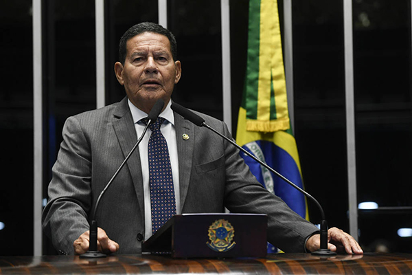 O senador e ex-vice-presidente da República Hamilton Mourão (Republicanos-RS) O senador e ex-vice-presidente da República Hamilton Mourão (Republicanos-RS)