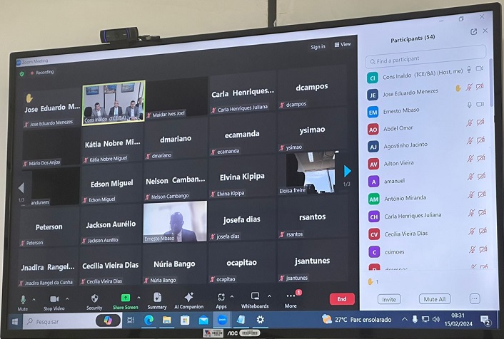 Por meio de uma videoconferência mediada pelo vice-presidente de Auditoria do Instituto Rui Barbosa (IRB), conselheiro Inaldo da Paixão Santos Araújo, foram apresentados os principais recursos do Mirante Por meio de uma videoconferência mediada pelo vice-presidente de Auditoria do Instituto Rui Barbosa (IRB), conselheiro Inaldo da Paixão Santos Araújo, foram apresentados os principais recursos do Mirante