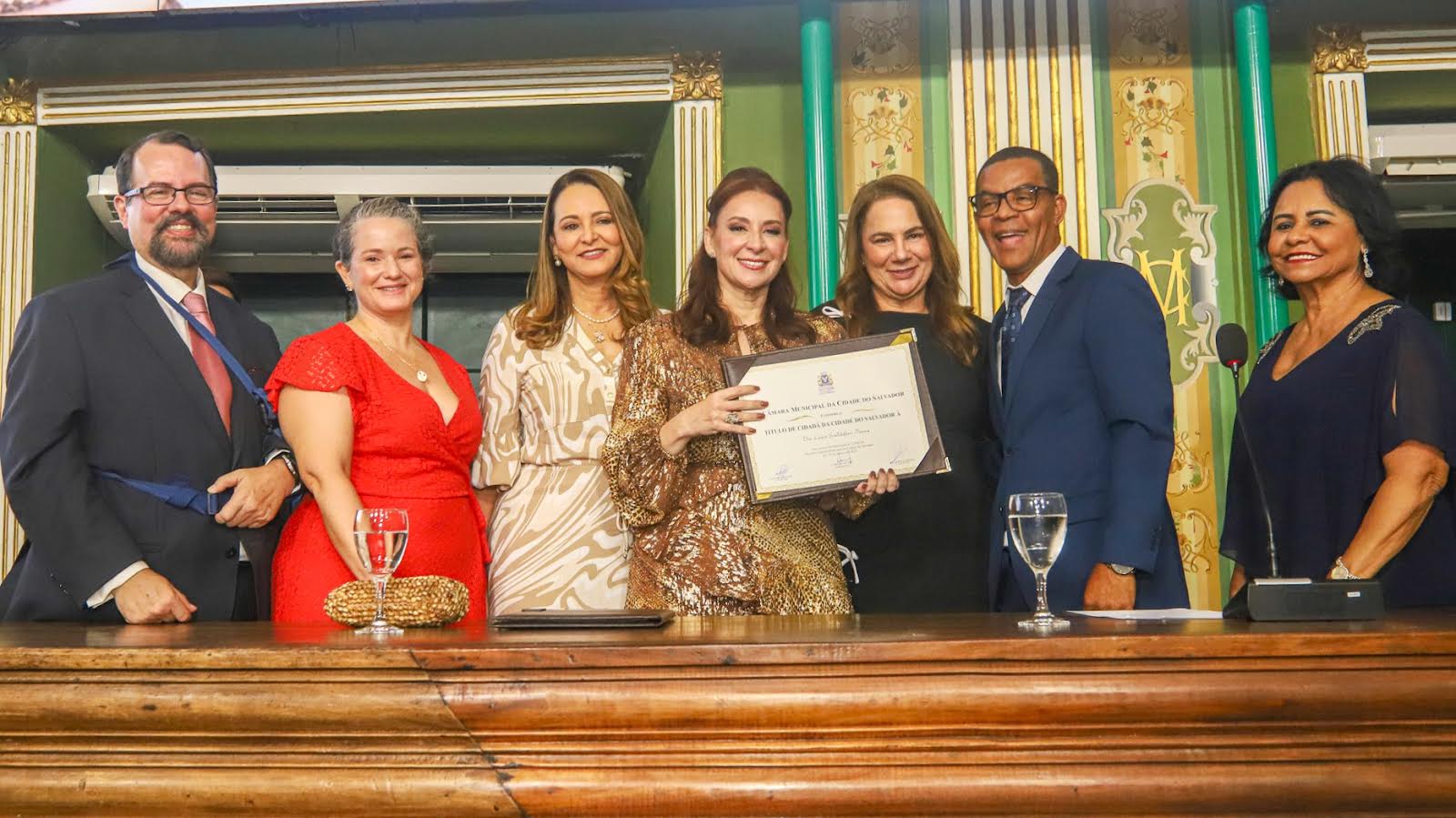 A concessão do Título, outorgado pela Câmara Municipal de Salvador, foi proposta pelo vereador Orlando Palhinha