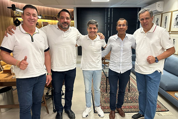 Apoio foi selado em reunião com o vice-presidente eleito do União Brasil, ACM Neto Apoio foi selado em reunião com o vice-presidente eleito do União Brasil, ACM Neto