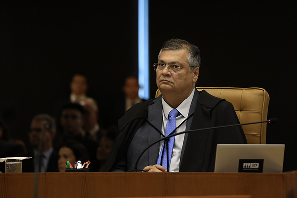 O ministro Flávio Dino, do Supremo Tribunal Federal (STF)