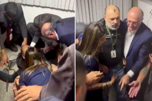 Geraldo Alckmin ajudou um homem que desmaiou em evento em Manaus