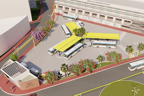 Ilustração da futura Estação de Transbordo de Irecê Ilustração da futura Estação de Transbordo de Irecê