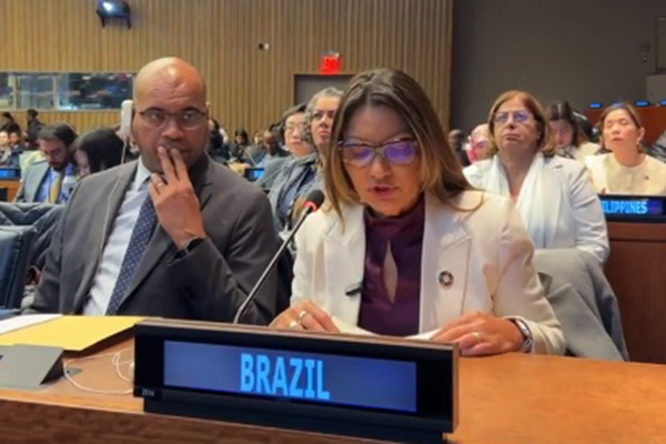 A primeira-dama Rosângela da Silva, a Janja