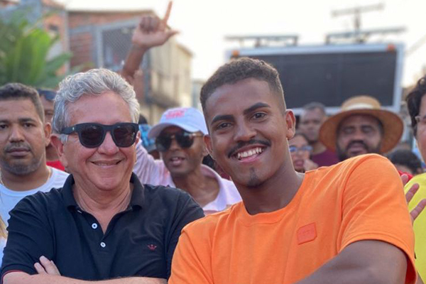 Luiz Caetano e Israel Amoedo