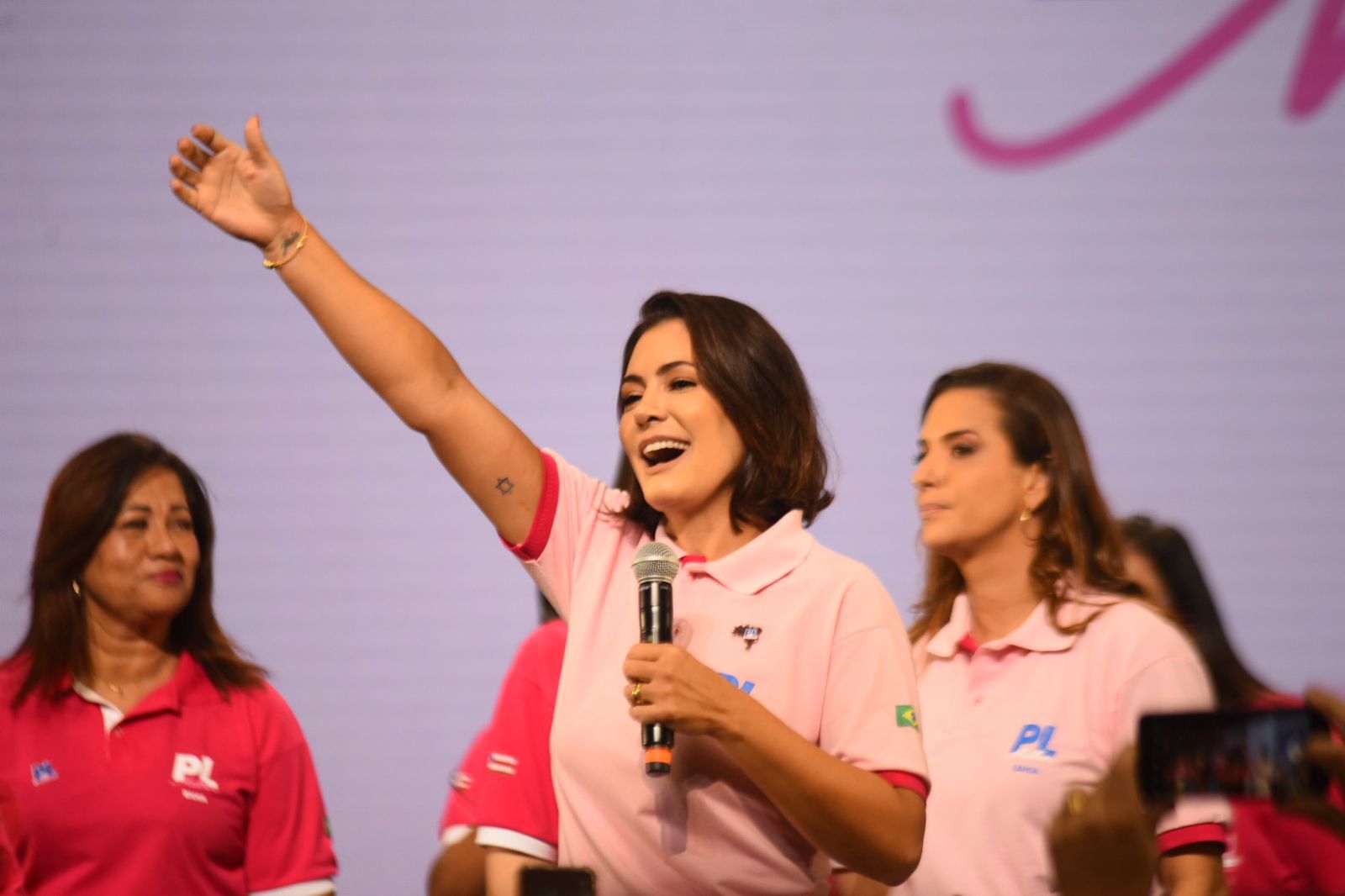 A ex-primeira-dama Michelle Bolsonaro A ex-primeira-dama Michelle Bolsonaro