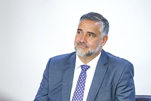 O ministro-chefe da Secretaria de Comunicação Social do governo Lula, Paulo Pimenta