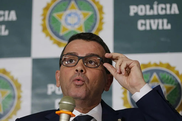 O ex-delegado-geral da Polícia Civil do Rio de Janeiro Rivaldo Barbosa