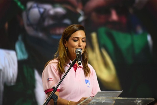 A presidente estadual do PL Mulher e deputada federal, Roberta Roma
