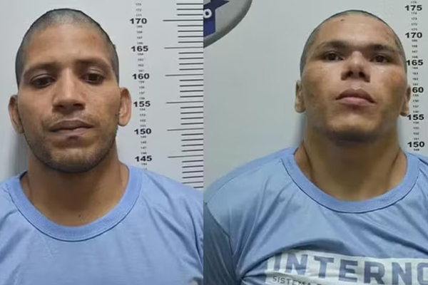 Rogério (à esq.) e Deibson seguem sendo procurados