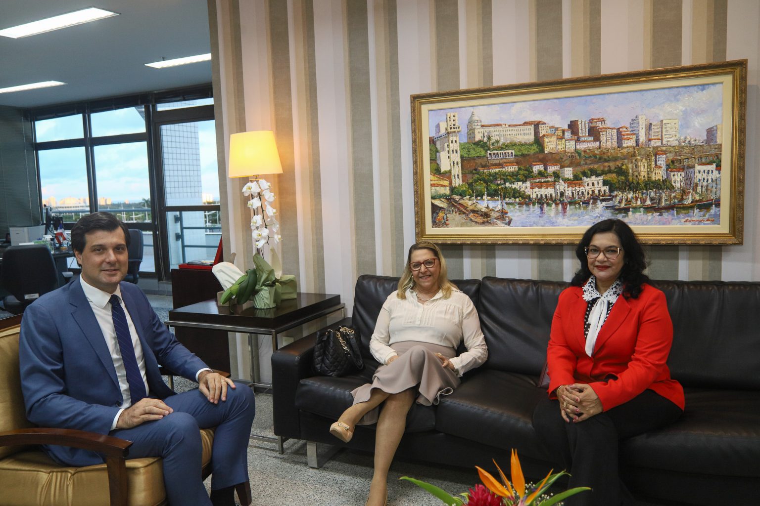 Durante o encontro, ocorrido na quarta-feira (3), os dois trataram de assuntos em comum entre o Judiciário e o Ministério Público.