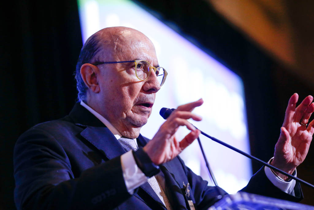 Ex ministro e ex-presidente do Banco Central Henrique Meirelles durante o Lide Brazil Conference em Nova York