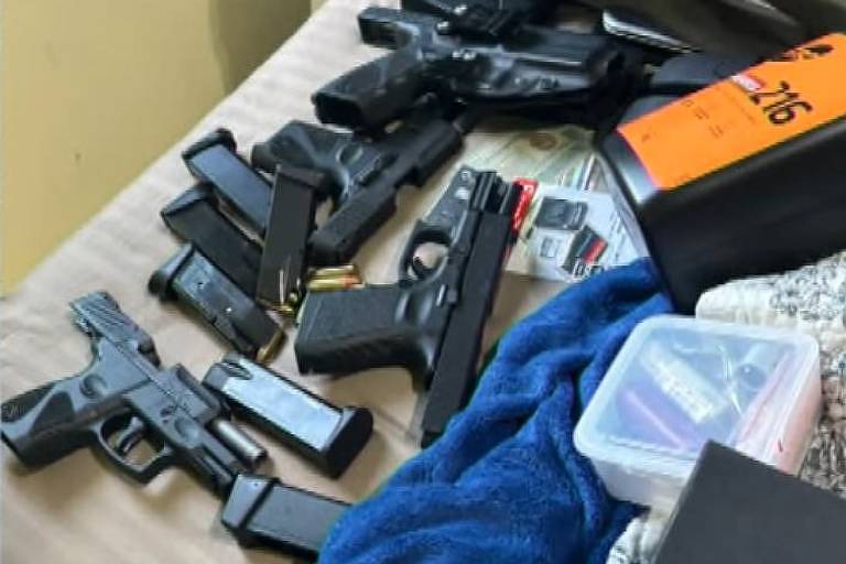 Armas foram apreendidas na operação Armas foram apreendidas na operação