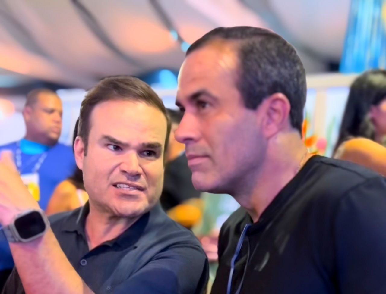 Cacá Leão (PP) e o prefeito Bruno Reis (União Brasil) Cacá Leão (PP) e o prefeito Bruno Reis (União Brasil)