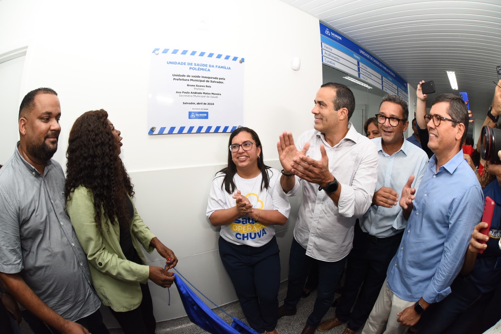 O equipamento foi entregue pelo prefeito Bruno Reis e pela vice-prefeita