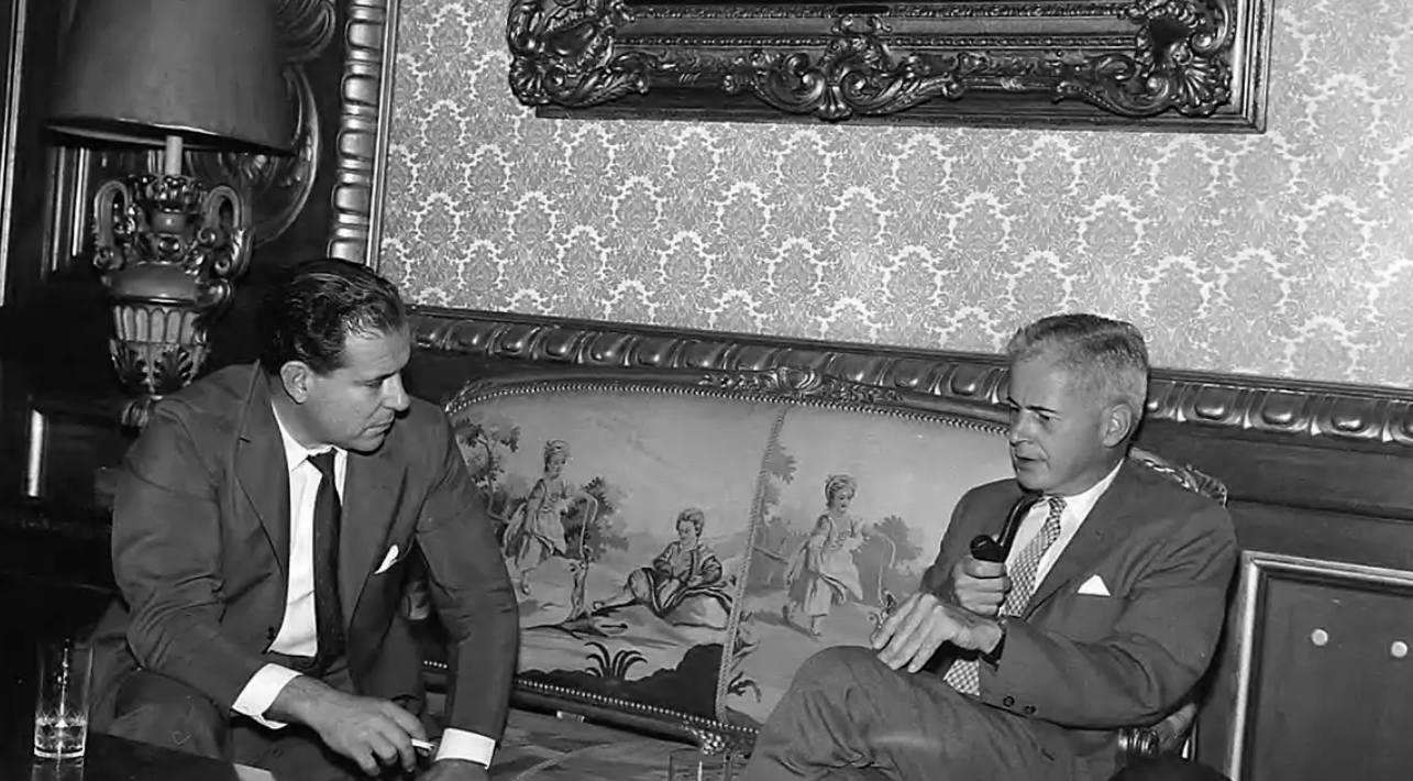 João Goulart e Lincoln Gordon João Goulart e Lincoln Gordon