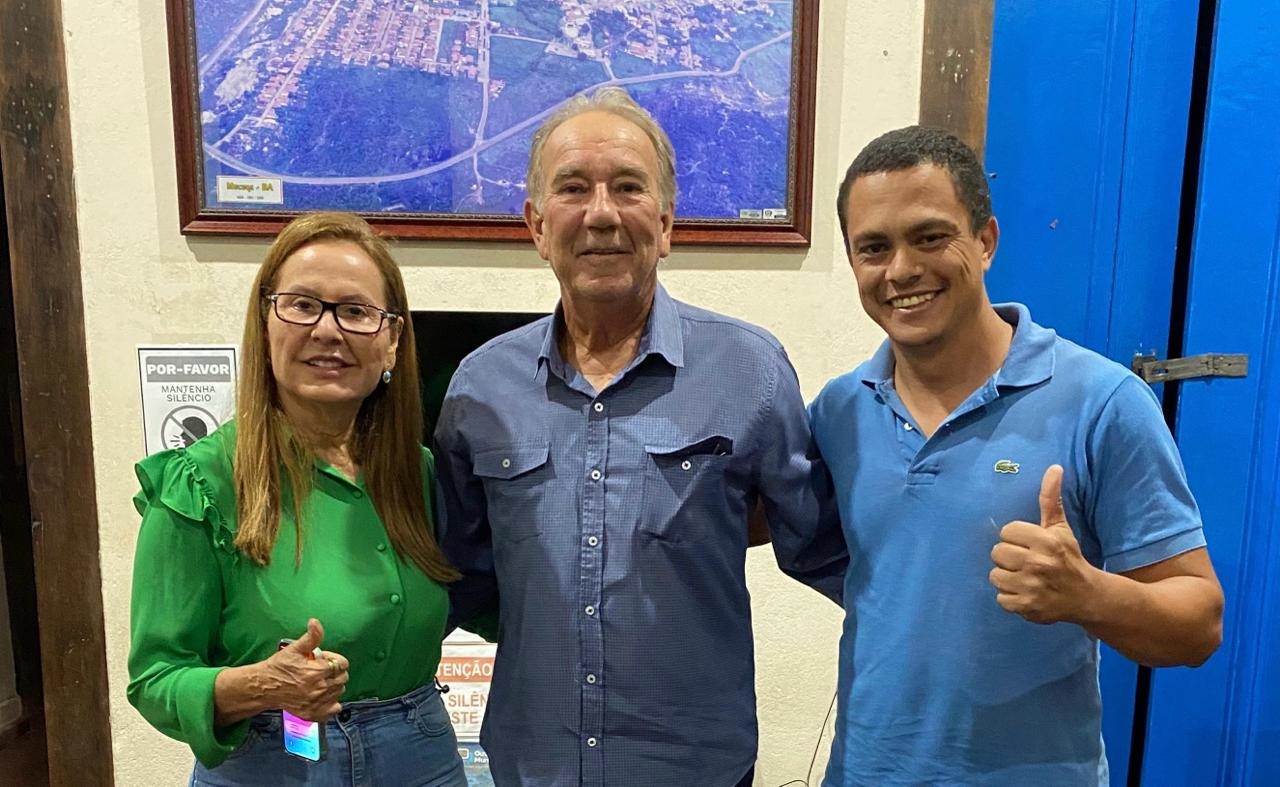 Prefeita de Mucugê, Ana Medrado, Prefeito de Andarai, Wilson Cardoso, e Welliton Camandaroba
