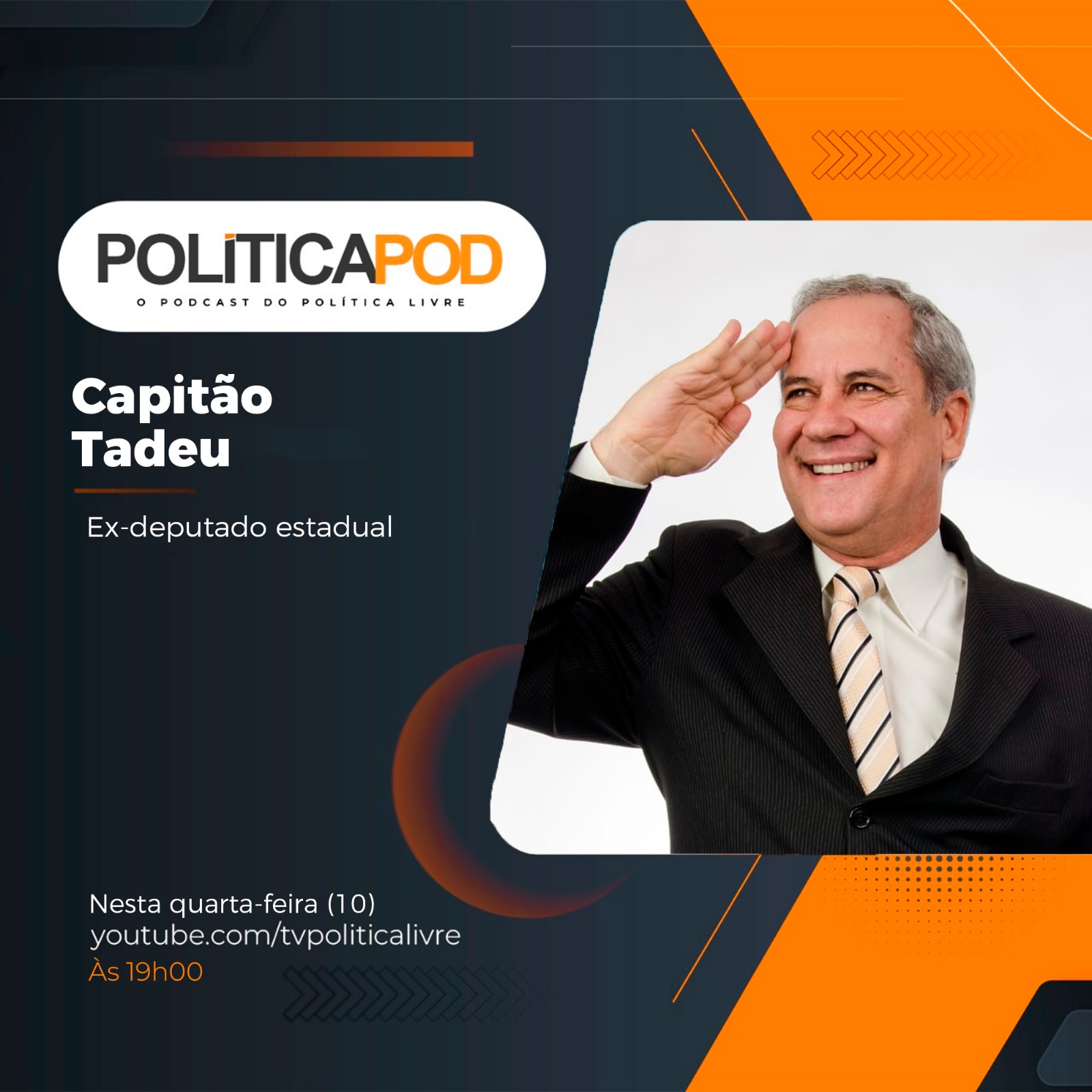 O ex-deputado Capitão Tadeu (PSDB)