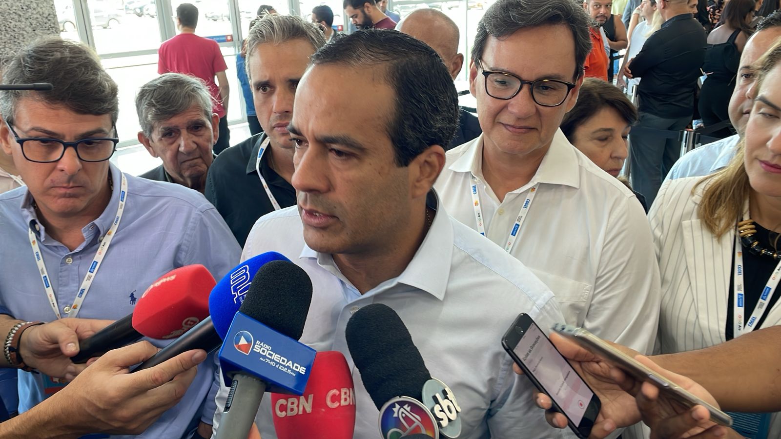 O prefeito Bruno Reis