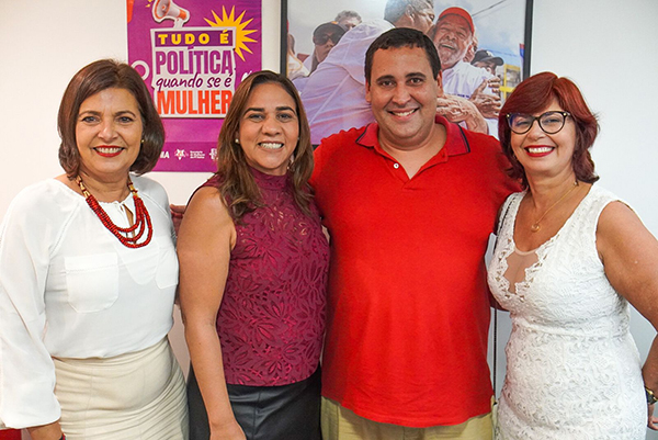 Adélia Pinheiro, Roberta Santana, Éden Valadares e Liliane Oliveira