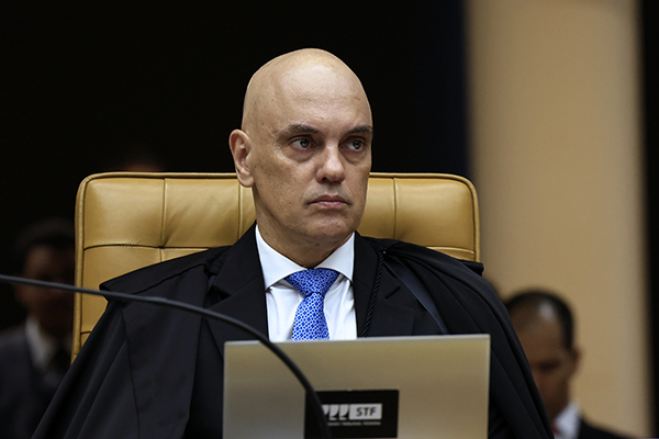 O ministro Alexandre de Moraes, do STF (Supremo Tribunal Federal)