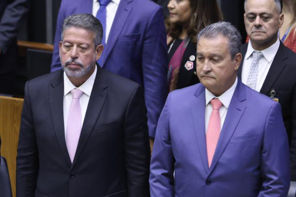 O presidente da Câmara dos Deputados, Arthur Lira, e o ministro Rui Costa (Casa Civil)