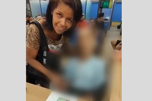 Erika de Souza Vieria Nunes leva o tio, já morto, para tentar sacar empréstimo de R$ 17 mil