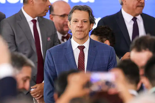 O ministro Fernando Haddad (Fazenda)