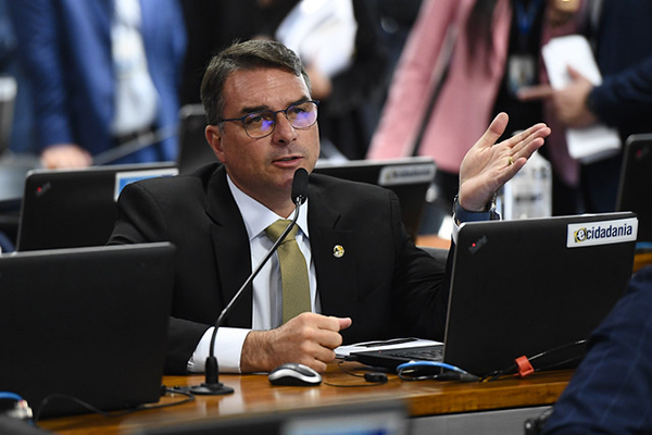 O senador Flávio Bolsonaro (PL-RJ) O senador Flávio Bolsonaro (PL-RJ)
