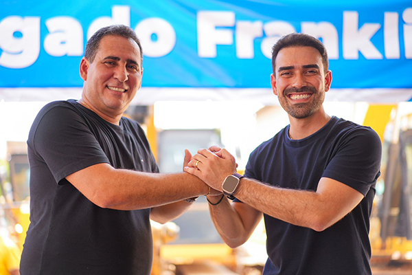 Franklin Willer e o prefeito de Luís Eduardo Magalhães, Junior Marabá Franklin Willer e o prefeito de Luís Eduardo Magalhães, Junior Marabá
