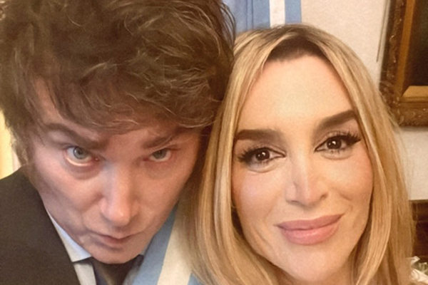 Javier Milei e Fátima Florez